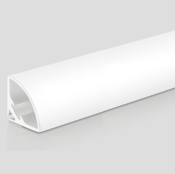 LED-Eckprofil rund 22 x 22 mm